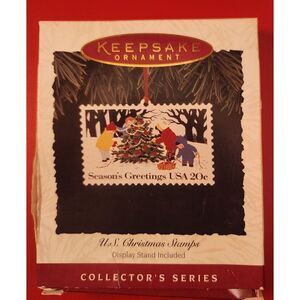 1993-94 Hallmark Keepsake Ornaments 2 Postage Stamps
